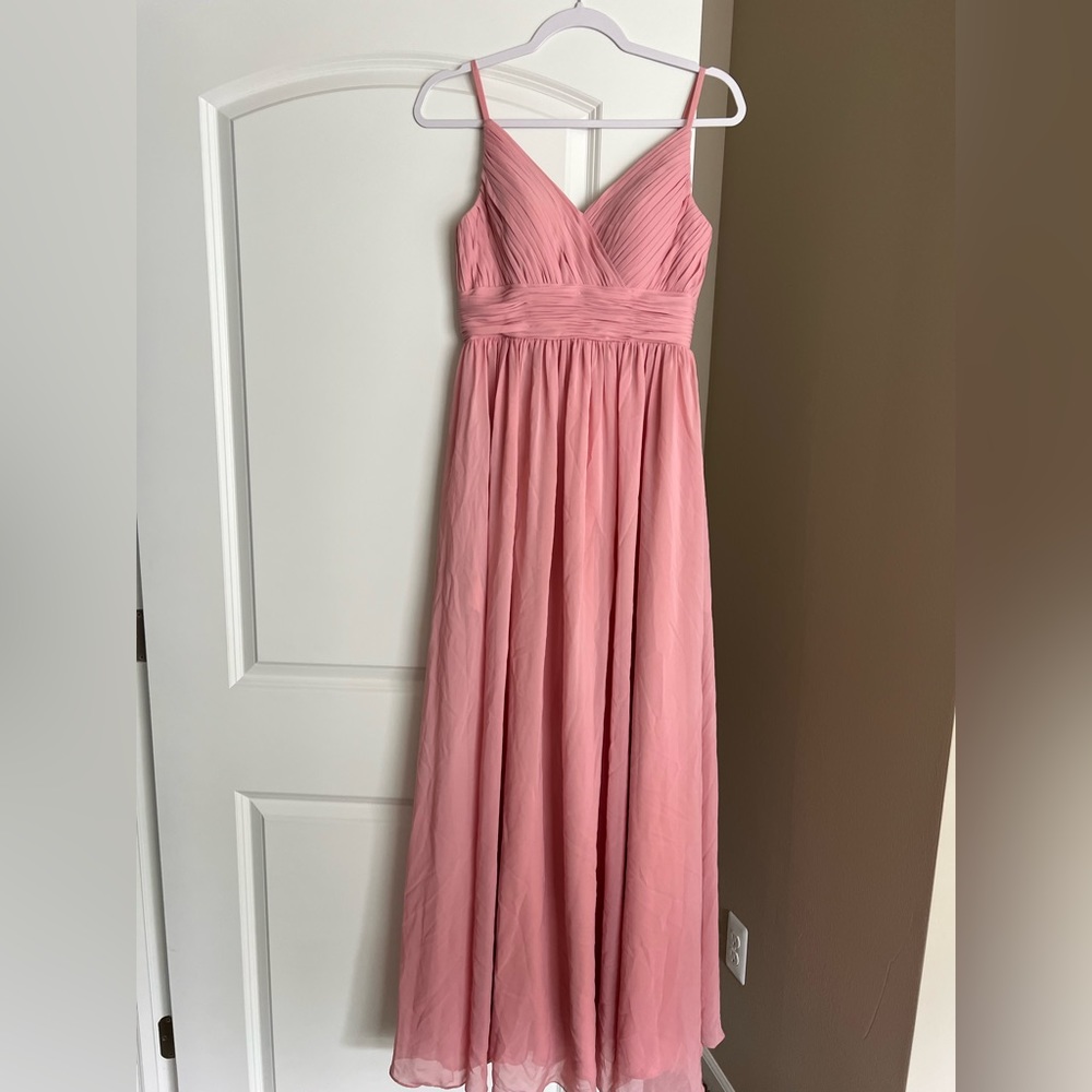 Pink bridesmaid dress
